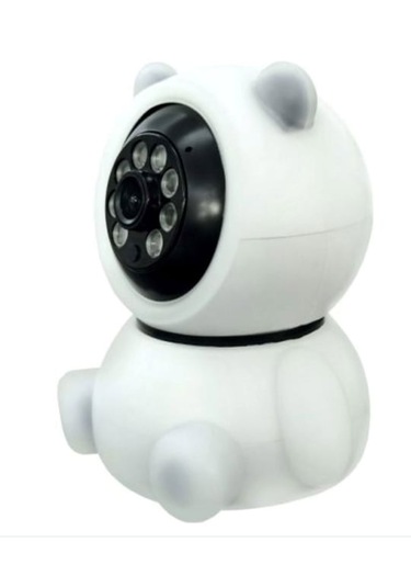 Panda Görünümlü 360 1080p Ip Güvenlik Kamerası Gece Görüşlü Wifi