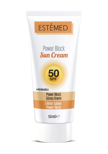 Estemed Power Block Koruyucu Güneş Kremi SPF50+ 50 ML