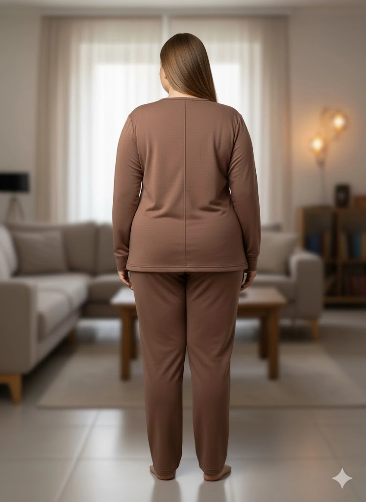 Kadın Kahverengi Eşofman Takımı Kahverengi