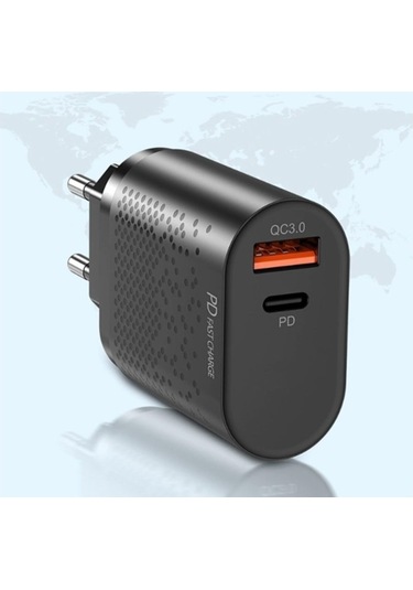 Uslion 18W Usb Qc3.0 Şarj Pd3.0 Hızlı Şarj Aleti Şarj Başlık Beya