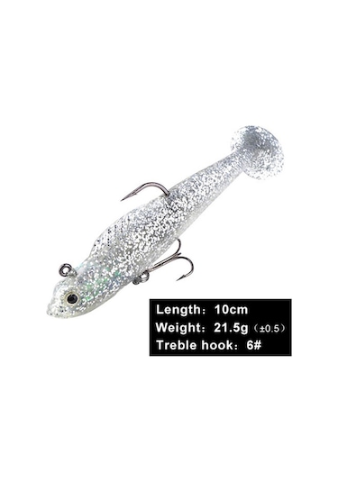 Fishking Kurşun Jig Yumuşak Cazibesi Pike Muskie Bas Minnow Cazibesi Uzunluğu 8cm 10cm Ağırlık 9g 21.5g