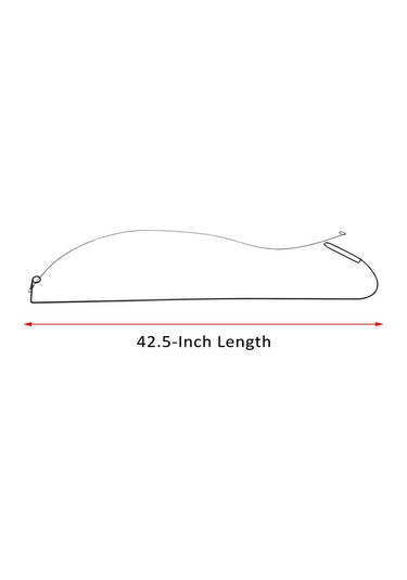 Hangfox Stainless Steel Uzatılabilir Çubuk Açma Aracı - 42.5 İnç Uzunluk - Araç Kapı Ve Panel Açıcı