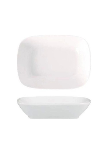 Güral Porselen Eo15ky Ent Otel Serisi Kare Kayık Tabak 6 Adet 15 Cm