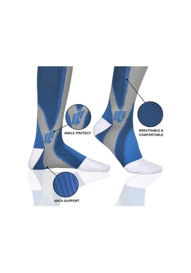 Jl 3 Çift Kompresyon Çorabı, Kadın, Erkek, 15 25 Mmhg Destek Sc Çok Renkli