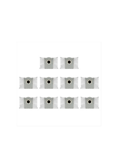 Gildedwill Ecovacs Deebot X11/x11 Pro Elektrikli Süpürge Aksesuarları Yedek Parçaları İçin Toz Torbası Dokumasız Çöp Torbaları 10 Adet