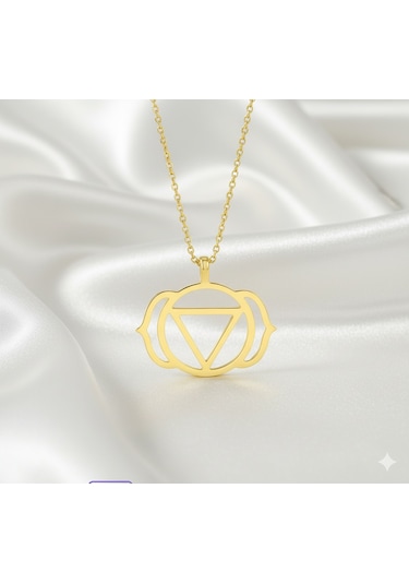 Ariş Alın Çakrası Altın Kolye N11.20351