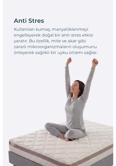 Firenze Ultra Ortopedik Anti Stres Memory Foam Yatak Made İn Italy