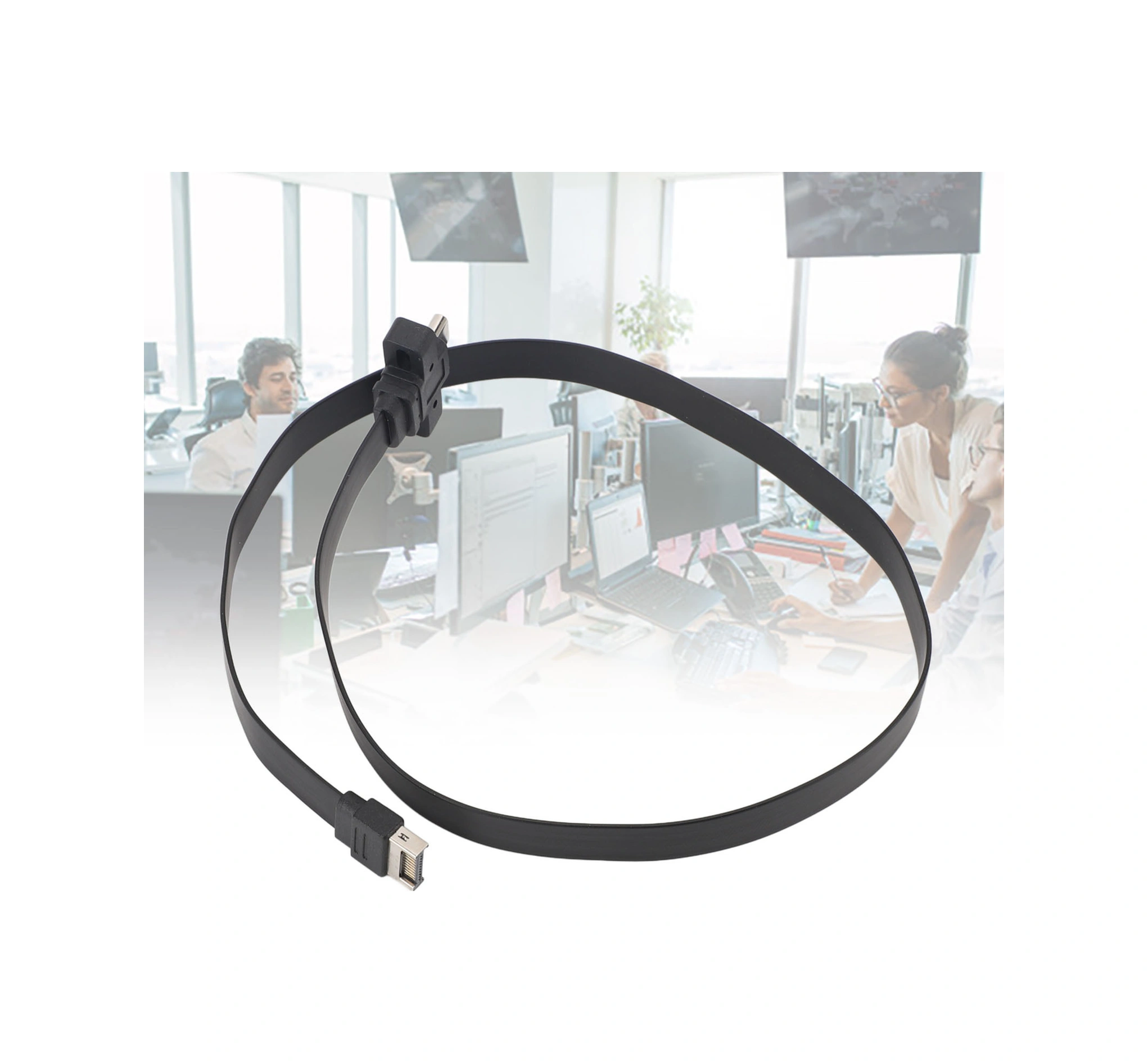 Vkemall 0.5m Tip-e'den Tip-c'ye Dönüştürücü Kablo, 20gbps Hızlı Veri Transferi, Vida Montajlı, Bilgisayar Ön Paneli Uyumlu