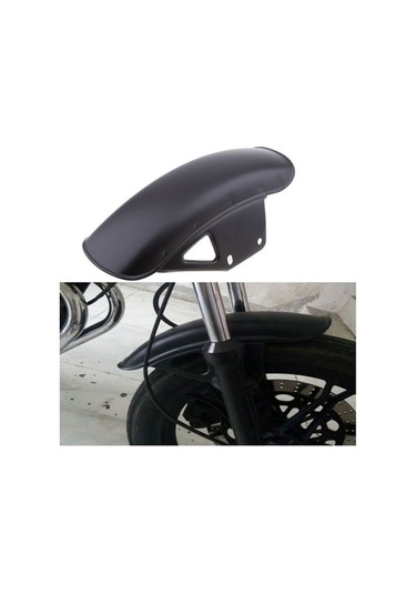Didadodo Suzuki Gn125 İçin Siyah Metalik Motosiklet Ön Çelik Çamur Kapak