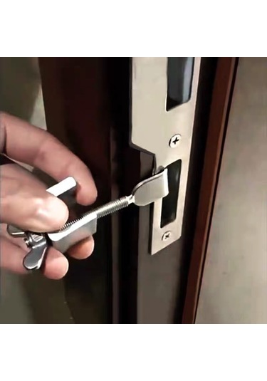 Ximistore9 Ev Otel Güvenlik Kilidi - Yolculukta Kilitlenme Engeli, Anti-giriş, Dayanıklı Malzeme, Kolay Kullanım