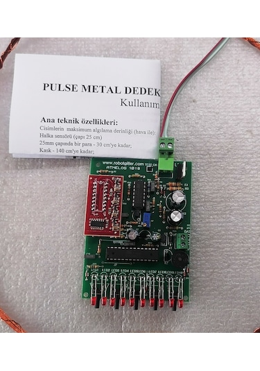 Metal Dedektör Kiti Atmelos Tip2