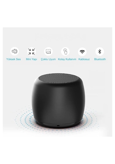 Yenilzd Ses Bombası Mini Bluetooth Hoparlör Mini Boyut Yüksek Se