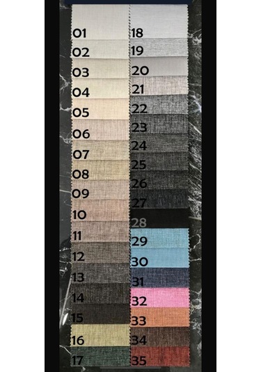 Mode Soft Orta Modül 01 Kırık Beyaz Keten Kumaş Dairenize Tesl Kırık Beyaz