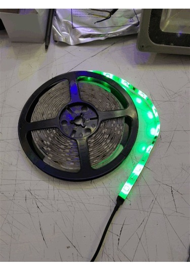 Yürüyen Şerit Led Kırmızı Silikonlu 5 Metre