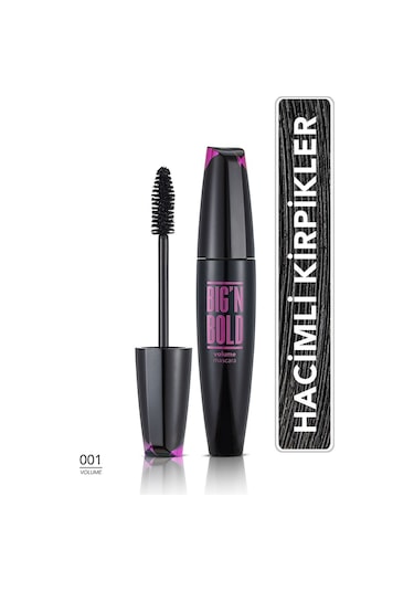 Flormar Big'N Bold Dolgunlaştırıcı Maskara 001 Volume