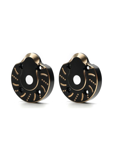 Yaozixa Axial Capra Utb Scx10 Iıı Axı03007 İçin 2 Adet Bakır Ağırlık Köprüsü - Siyah Ve Altın Rengi Rc Araba Yedek Parçası