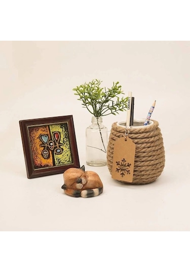 Jütburada Jüt Halat 8 Mm 50 Metre Hasır Dekor Süsleme İp