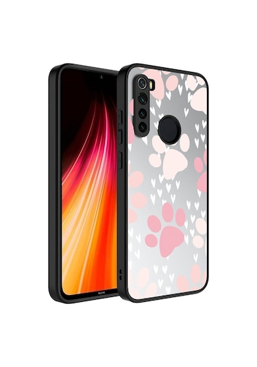 Xiaomi Redmi Note 8 Kılıf Aynalı Desenli Kamera Korumalı Parlak Zore Mirror Kılıf