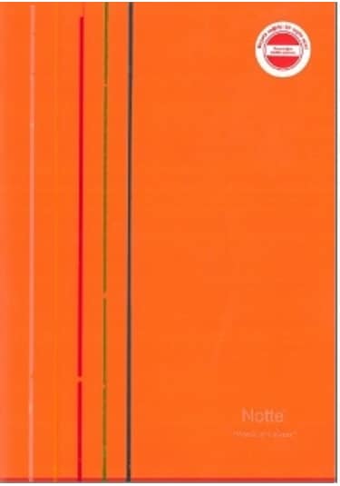 Notte Pp.kap.defter Dikişli A4 Kareli 100 Yap.fosforlu Turuncu