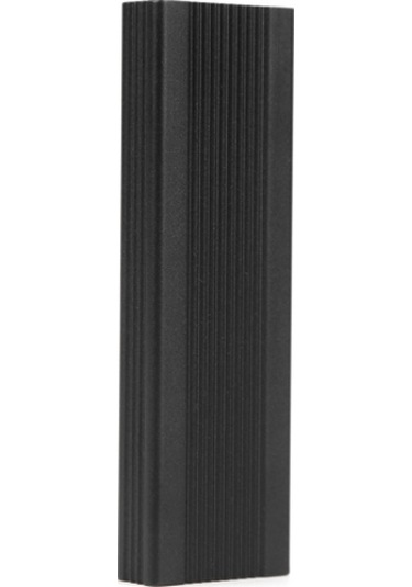 M.2 Nvme/sata Çift Protokollü Mobil Sabit Disk Kutusu Usb3.1 Tip-c Harici Ssd Muhafazası Alüminyum Alaşımlı Kabuk Siyah