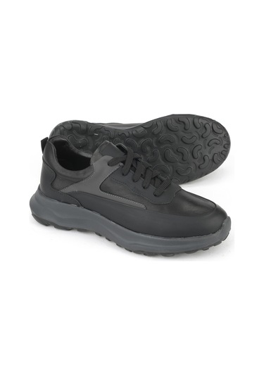 Ziya, Erkek Hakiki Deri Sneaker 153983z907 Siyah 153983z907 000 Siyah