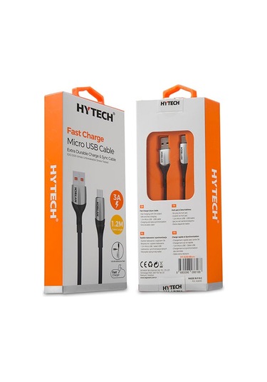 Hytech Hy X250 3a Micro Usb 1,2m Gold Data Sarj Kablosu
