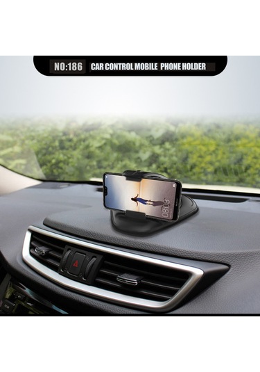 Qingmipy Araç Konsol Telefon Tutucu Abs Plastik Ev Ofis Kullanıma Uygun 4-5.8 İnç Telefonlar İçin Ayarlandırabilir Gps Konumlandırıcı