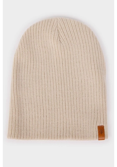 Defacto Erkek Pamuklu Bere R6055az25wnbg400 Bej