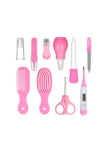 Vkemall Bebek Bakımı 10'lu Set: Burun Emici, Tarak, Makas, Tırnak Kırıcı, Dijital Termometre Ve Bakım Aletleri - Pembe Ye-th2-b Vkemall Bebek Bakımı 10'lu Set: Burun Emici, Tarak, Makas, Tırnak Kırıcı, Dijital Termometre Ve Bakım Aletleri - Pembe Ye-th2-b