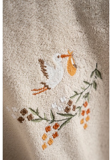 Ecocotton Polina Bej %100 Organik Pamuk 4'lü Bebek Panço Seti Bej