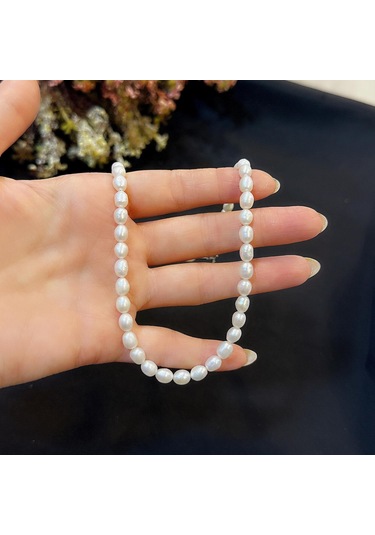 Stela Gümüş İnci Kolye