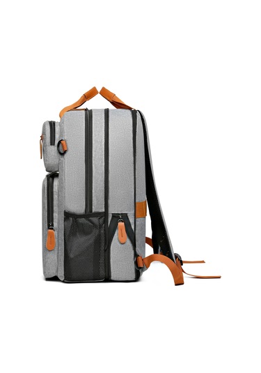 Jeemson Erkekler İçin 15.6" Laptop Bölmeli, Suluğa Dayanıklı, Geniş Depolama, Ergonomik Sırtlı, Çok Amaçlı Seyahat-iş Sırt Çantası Gri Gri