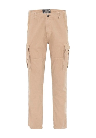 Routefield Woods Erkek Kargo Pantolon - Rfwoods22-1607 Bej