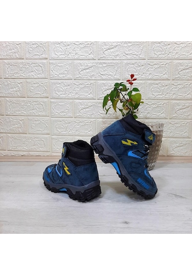 Abay Clımber Mavi Renk Kaymayan Cırtlı Erkek Çocuk Bot 001