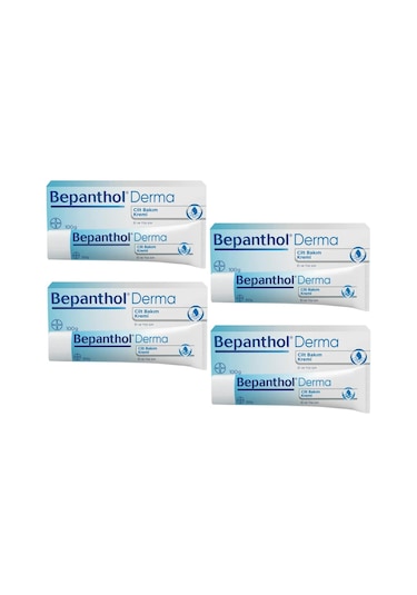 Bepanthol Derma El ve Yüz İçin Cilt Bakım Kremi 4 x 100 G