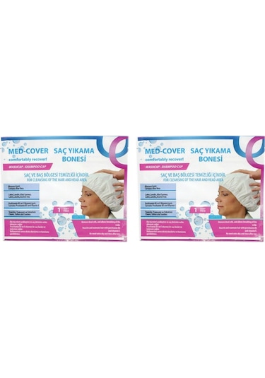 Med-Cover Hasta Saç Bakım Temizleme Yıkama Bonesi x 2