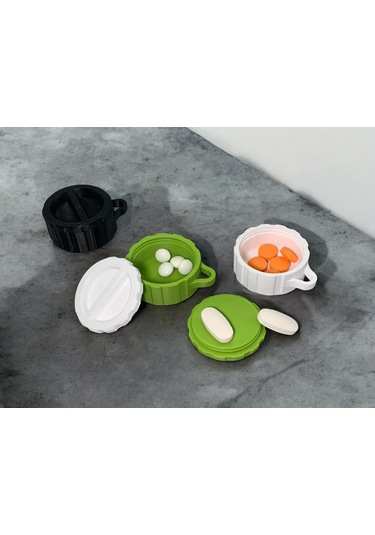 Mini Taşınabilir İlaç Kutusu 2 Adet