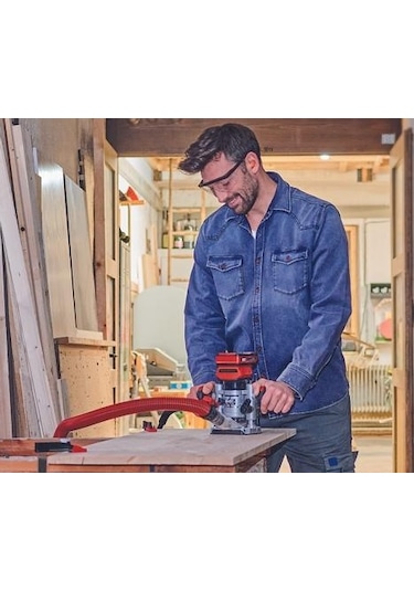 Einhell TP-RO 18 Set Li BL - Solo Kömürsüz Akülü Dik & Kenar Freze Set - 4350410