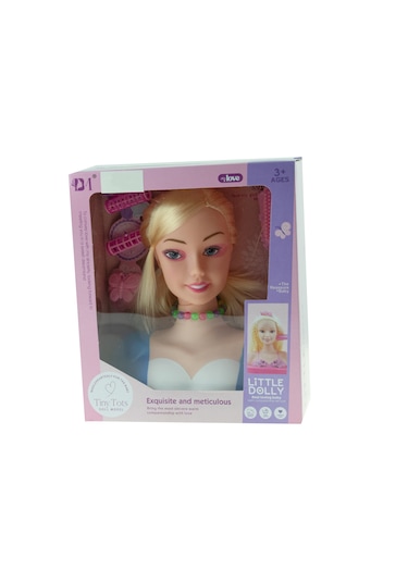 Oyuncak Bebek Büstü Manken Büst 25cm