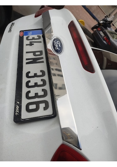 Ford Focus 3 Sedan 2012 2017 Bagaj Çıtası Paslanmaz Çelik Krom