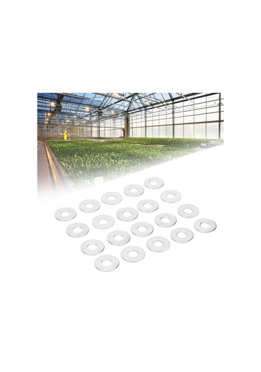 Fosenze 20 Adet M6 304 Paslanmaz Çelik Yıkama, Seracılık Aksesuarı, Korozyona Dayanıklı, Uygun Ve Kaliteli