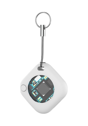 Geeroyoo 1 Adet Beyaz Mini Bulucu Akıllı Kayıp Önleyici Cihaz