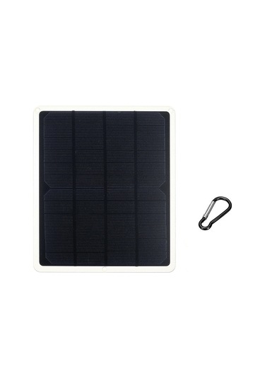 Mufunye 20w Tek Kristal Güneş Paneli, 5v Usb+type-c Çift Port, Dışarıda Telefon Hızlı Şarj Edici