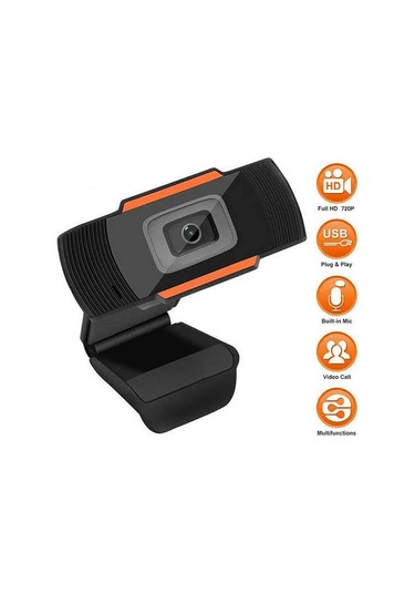 Mikrofonlu Webcam Bilgisayar Kamerası Tak Çalıştır HD Webcam