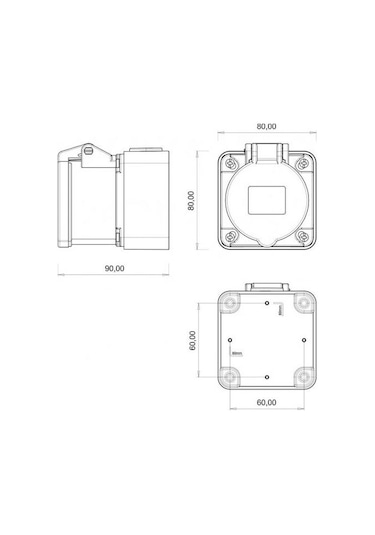 Duvar Priz Bc1-1505-2510