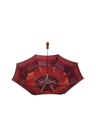 Snotline Baston Şemsiye Bordo Desenli 14-l Bordo