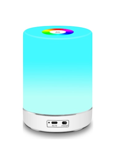 Gajeena Dokunmatik Kontrol 3 Parlaklık Ayarı Rgb Renkli Stüdyo Lambası, Yumuşak Işık, Gözlere Zararsız, 1200mah Batarya İle Beyaz