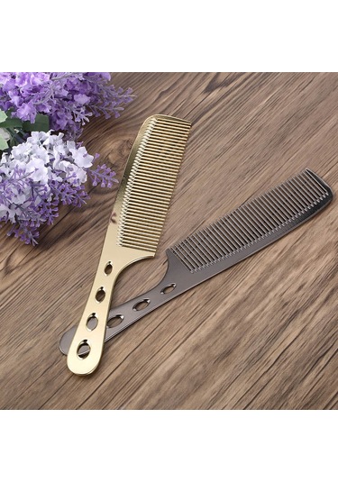 Qingmipy Uzun Saplı Paslanmaz Çelik Saç Masaj Tarağı - Profesyonel Saç Bakımı Ve Saç Uzatma İçin İdeal