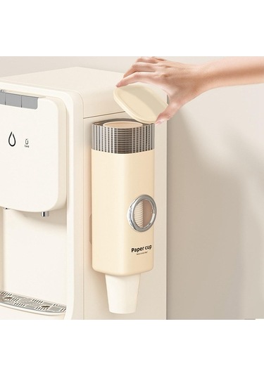 Pazly Suntek Kağıt Fincan Dağıtıcı - Restoran, Banyo, Çiftlik Evi İçin Bej Bej