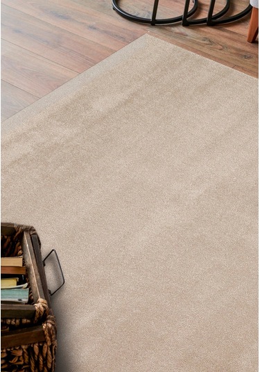 Lotto Lt Plaın Beıge Hav Toz Vermez Sade Desensiz Makine Halısı